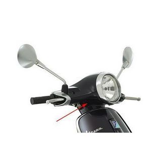 stuurkap vespa primavera zwart vulcano 98 / a onder origineel 67364700xn2