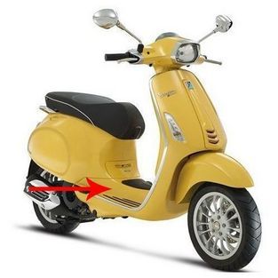 treeplank vespa sprint geel 968 / a origineel 67361200l5