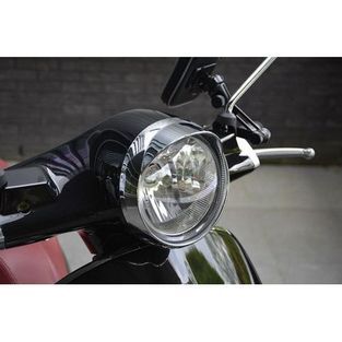 koplamprand met luifel vespa primavera chroom DMP