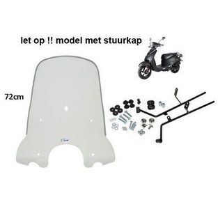 SYM Allo GT Hoog Windscherm (47.5 CM) met Bevestigingsset