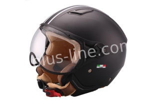 Helm vito jet moda mat zwart