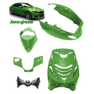 Plaatset aplus passend op piaggio zip sp 5 delig java green