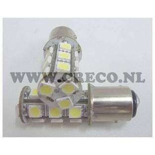 12v (2-klepper)-21w ba15 led wit