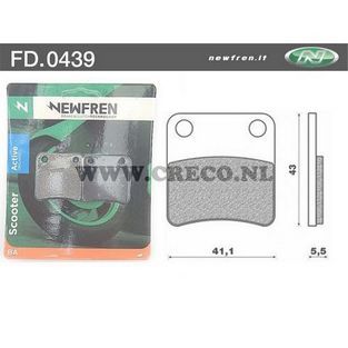 remblokset newfren fd0439