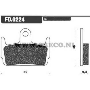 remblokset newfren fd0224 x8r-x / s-a