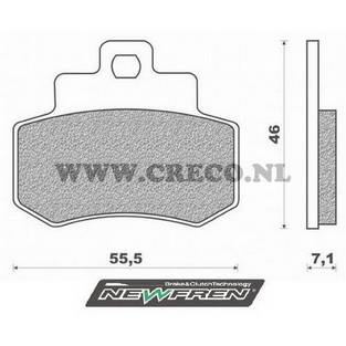 remblok fd0328 gr dink 250cc achter