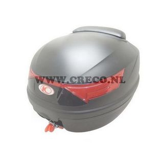 koffer 32 ltr kymco mat zwart