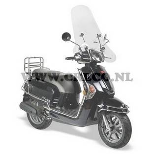 valbeugel / sierbeugel set kymco like chroom