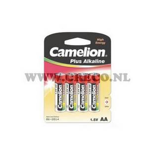 batterij 1.5 volt aa camelion (4stk