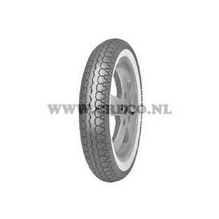 buitenband 10 inch 10 x 350 met witte zijkant sava