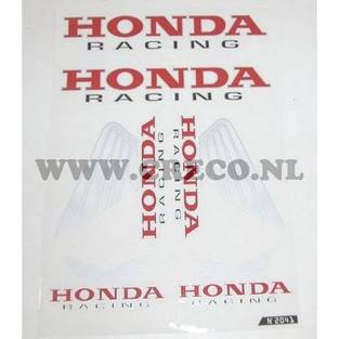 stickerset honda racing