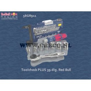 toolcheck plus 39 dlg. red bull