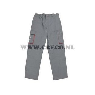 werkplaatsbroek kymco grijs / rood xl