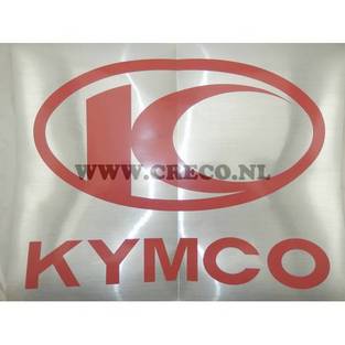 sticker kymco 0.60 x 0.60 zilver