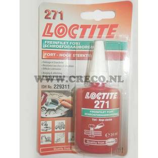 locktite 271 stud lock 24ml rood