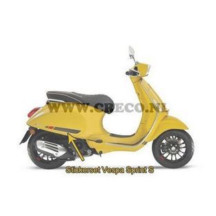 stickerset vespa sprint sport 2017