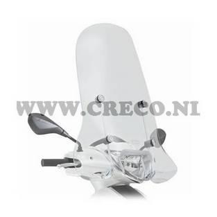 Windscherm piaggio New Fly Hoog orgineel + Bev