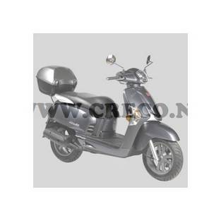 koffer kymco like donker grijs